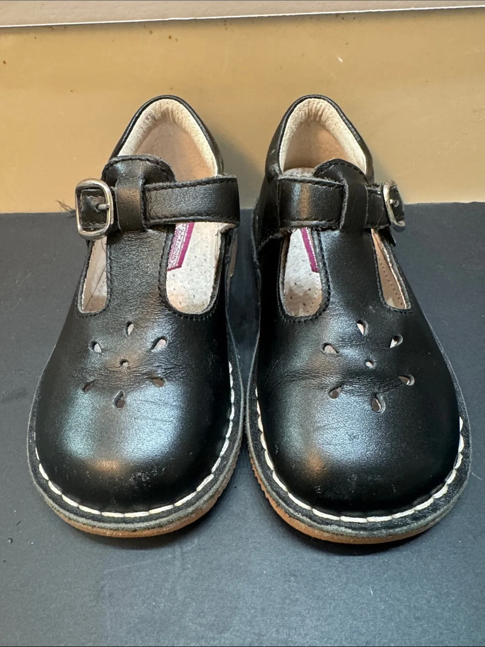 L'Amour Black Girls T-Strap Mary Jane Shoes